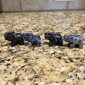 4 Elephant Crystals